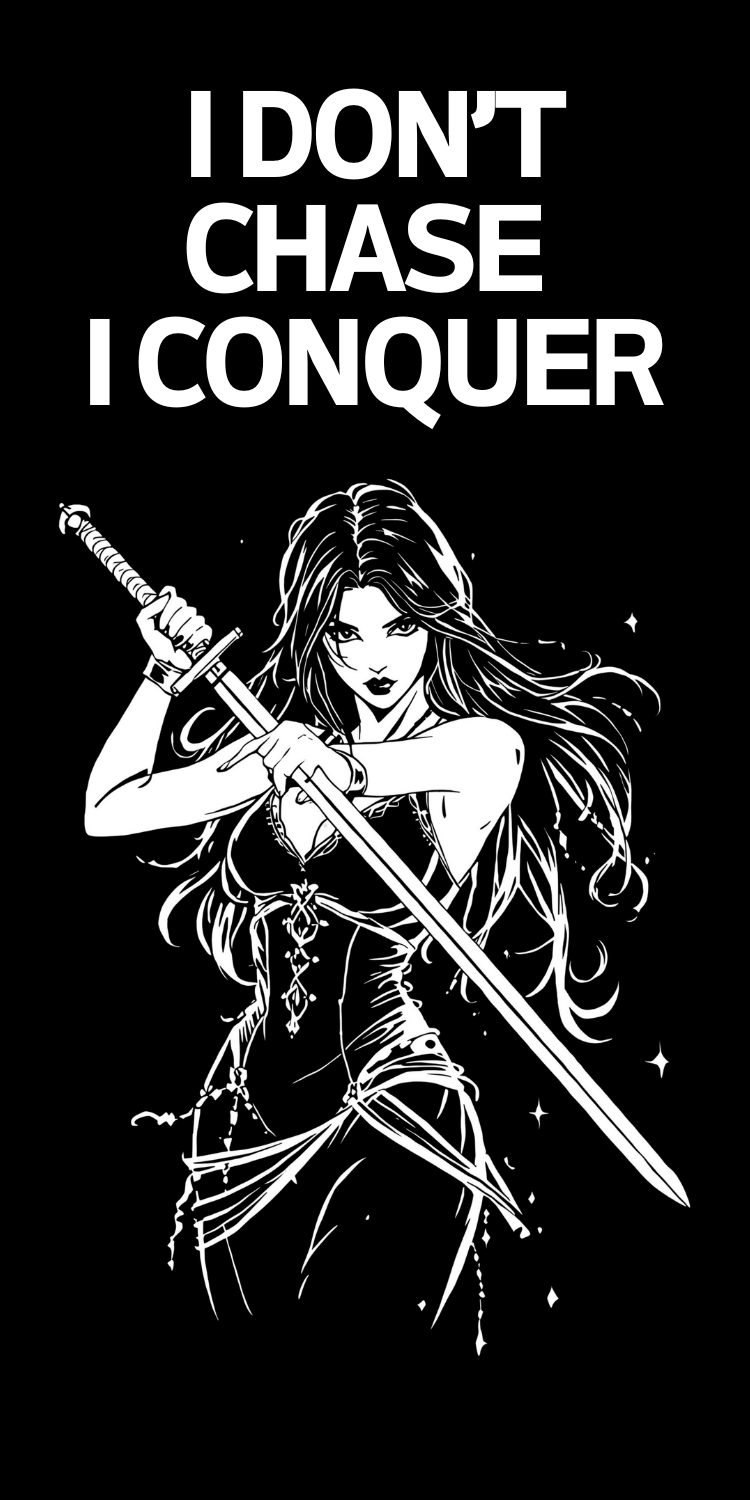 I Don’t Chase I Conquer Water Bottle