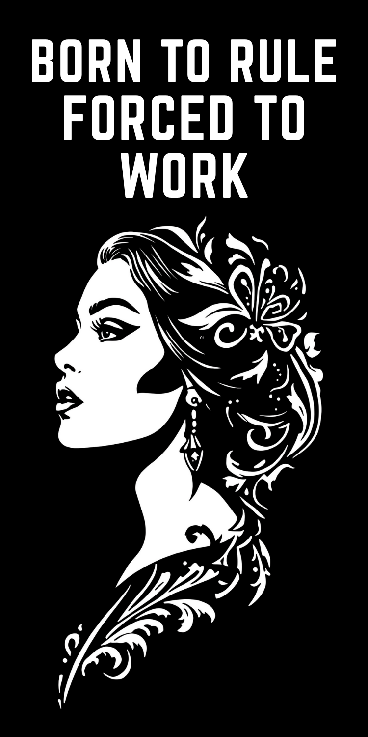 Born to Rule forced to Work Water Bottle